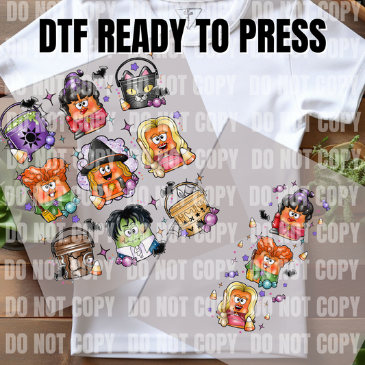 Sanderson Nuggets set DTF Transfers, Cute Characters Favorites Transfer, Heat Press