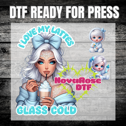 Ready to Press Cinderella mama DTF Transfers, Holiday Characters Favorites Transfer, Heat Press