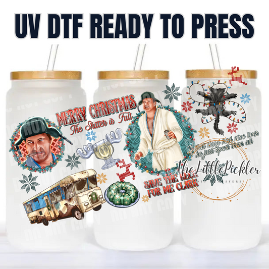 Ready to Apply UV DTF Transfer, 16oz Transfer, Favorites Transfer, The Shitter is Full, Heat Press