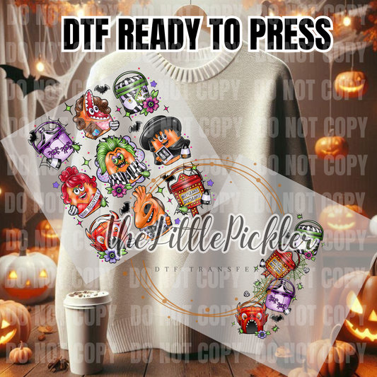 Beetlejuice Nuggets DTF Transfers, Cute Characters Favorites Transfer, Heat Press