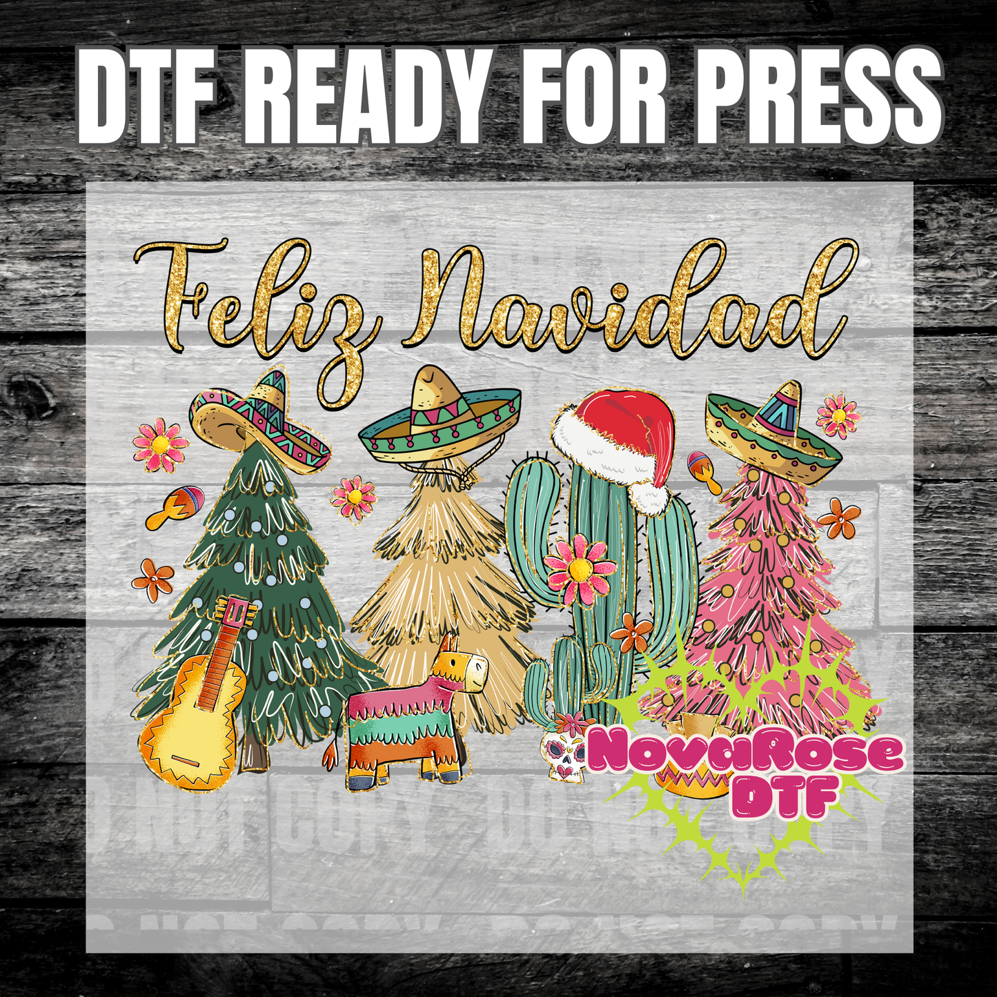 Feliz Navidad dtf, popular Favorites DTF Transfers, Holiday Transfer, Heat Press
