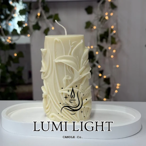 (Copy) Square shells Candle with 100% Soy Wax bees wax mix, Cotton wick, Essential Oil