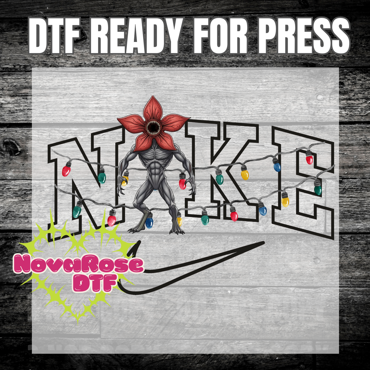 Sport demo dog NKE dtf Transfer, Heat Press